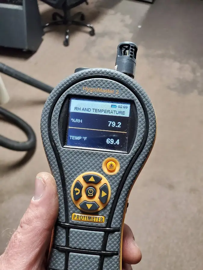 Moisture meter humidity assessment for Mold Remediation & Removal in Ayer