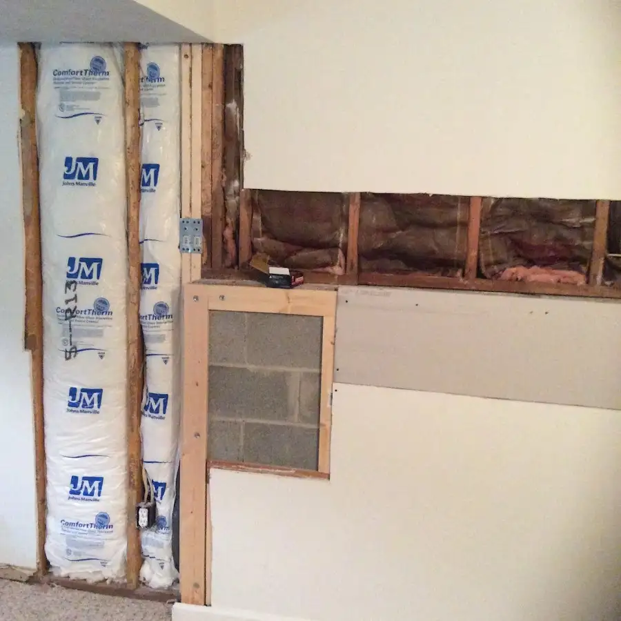 Wall insulation replacement during Odor Removal & Deodorization in Ayer